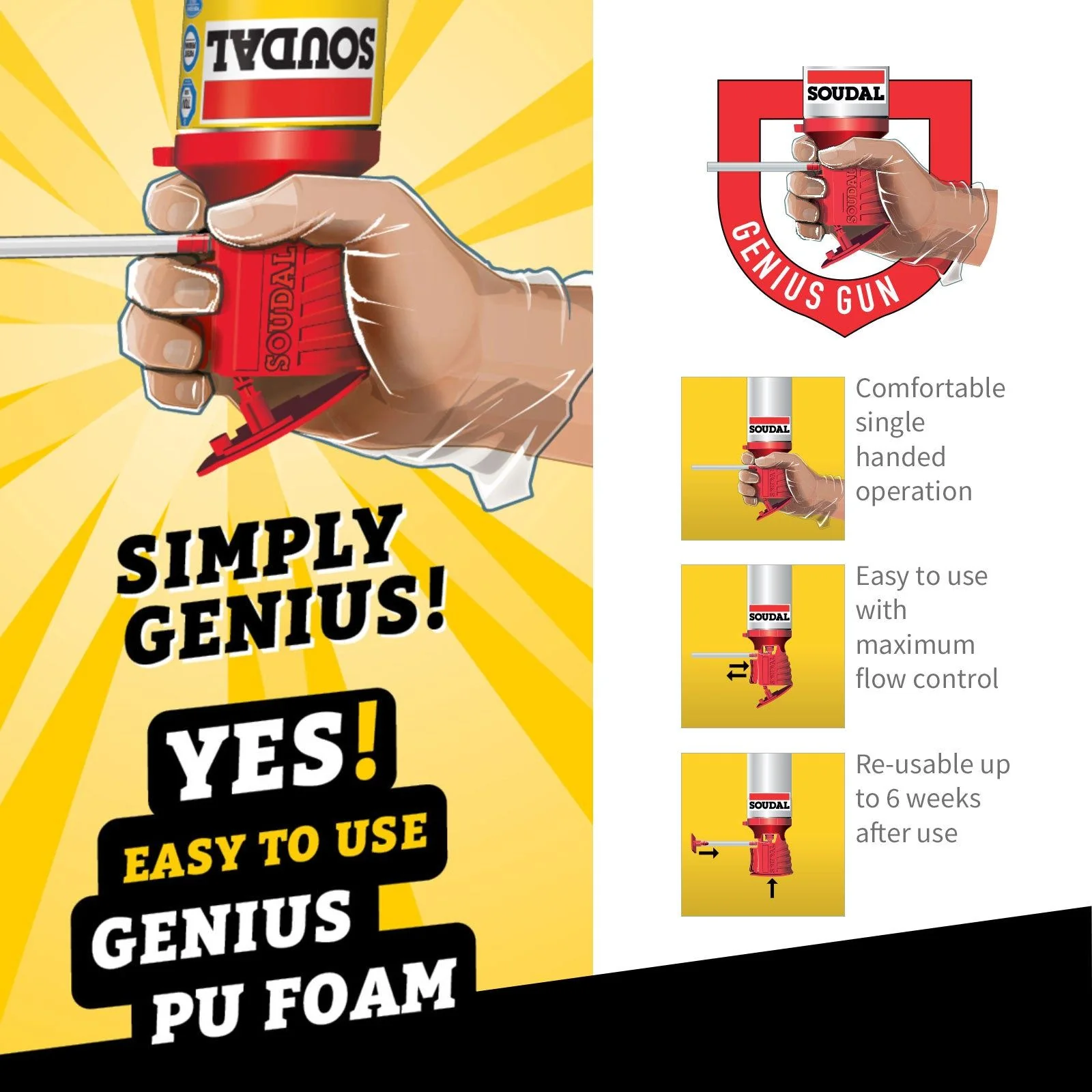 Soudal Soudafoam Window & Door Foam - Image 4