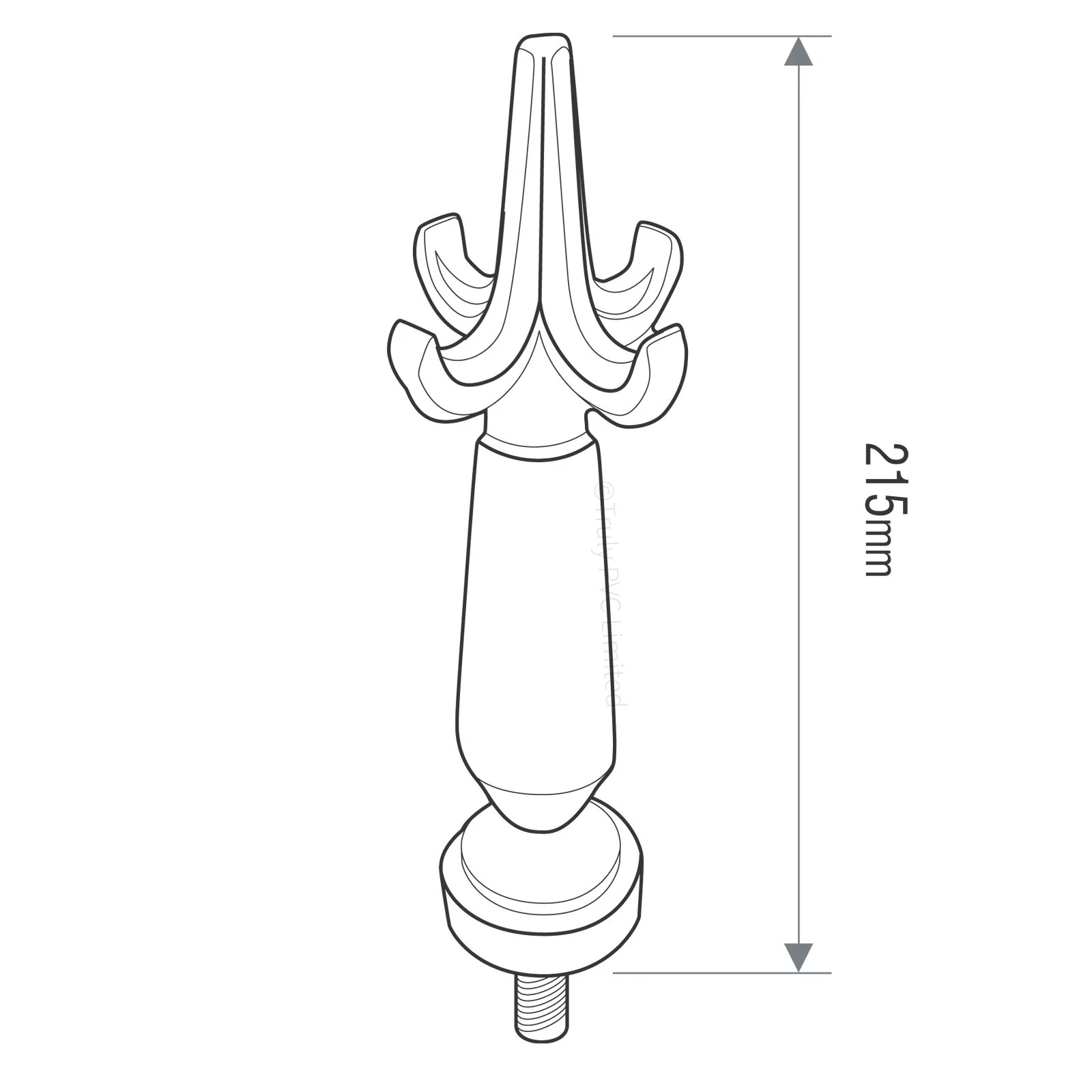 Sunwood Ridge Sceptre Finial - Image 3
