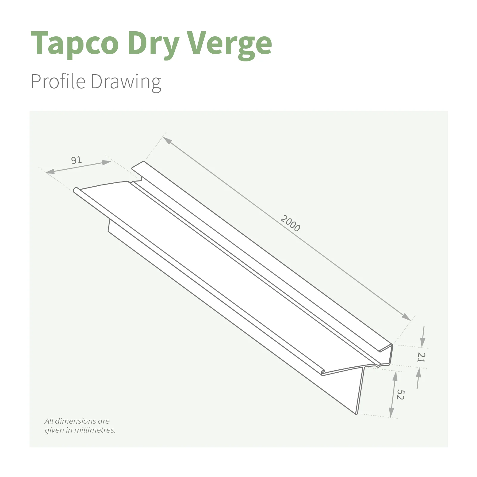 Tapco Slate Dry Verge - Image 3