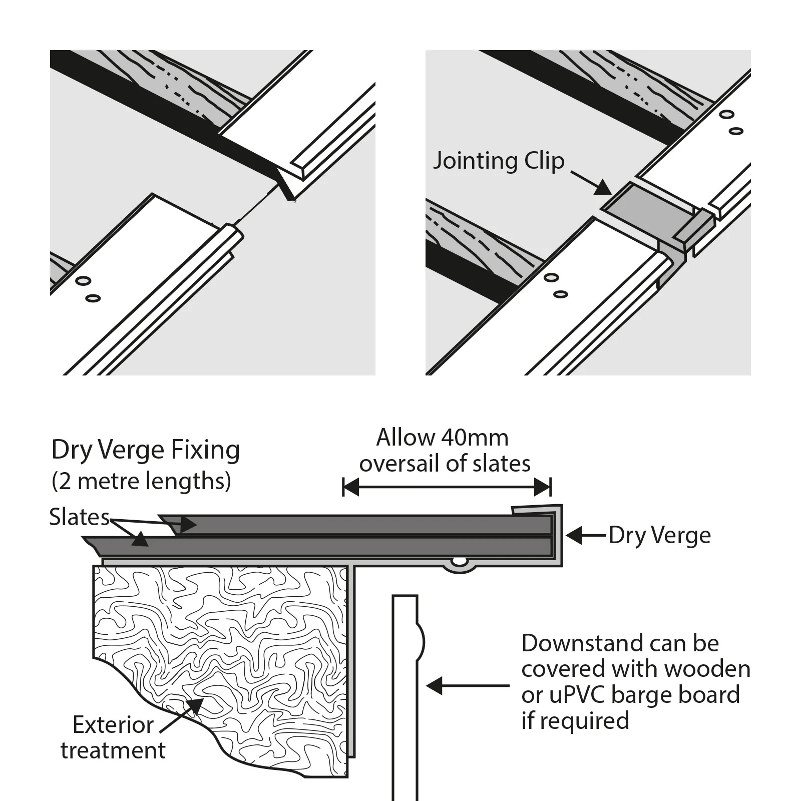 Tapco Slate Dry Verge Jointing Clip - Image 4