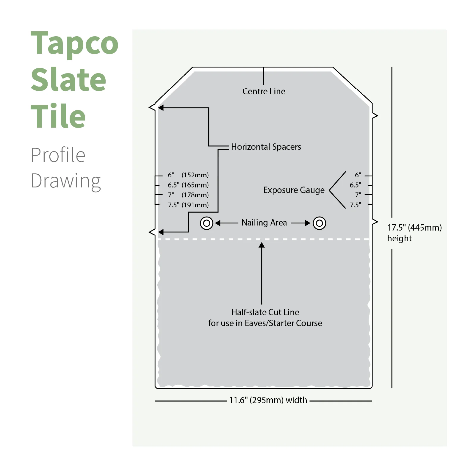 Tapco Slate Roof Tile (100 Pack) - Image 2