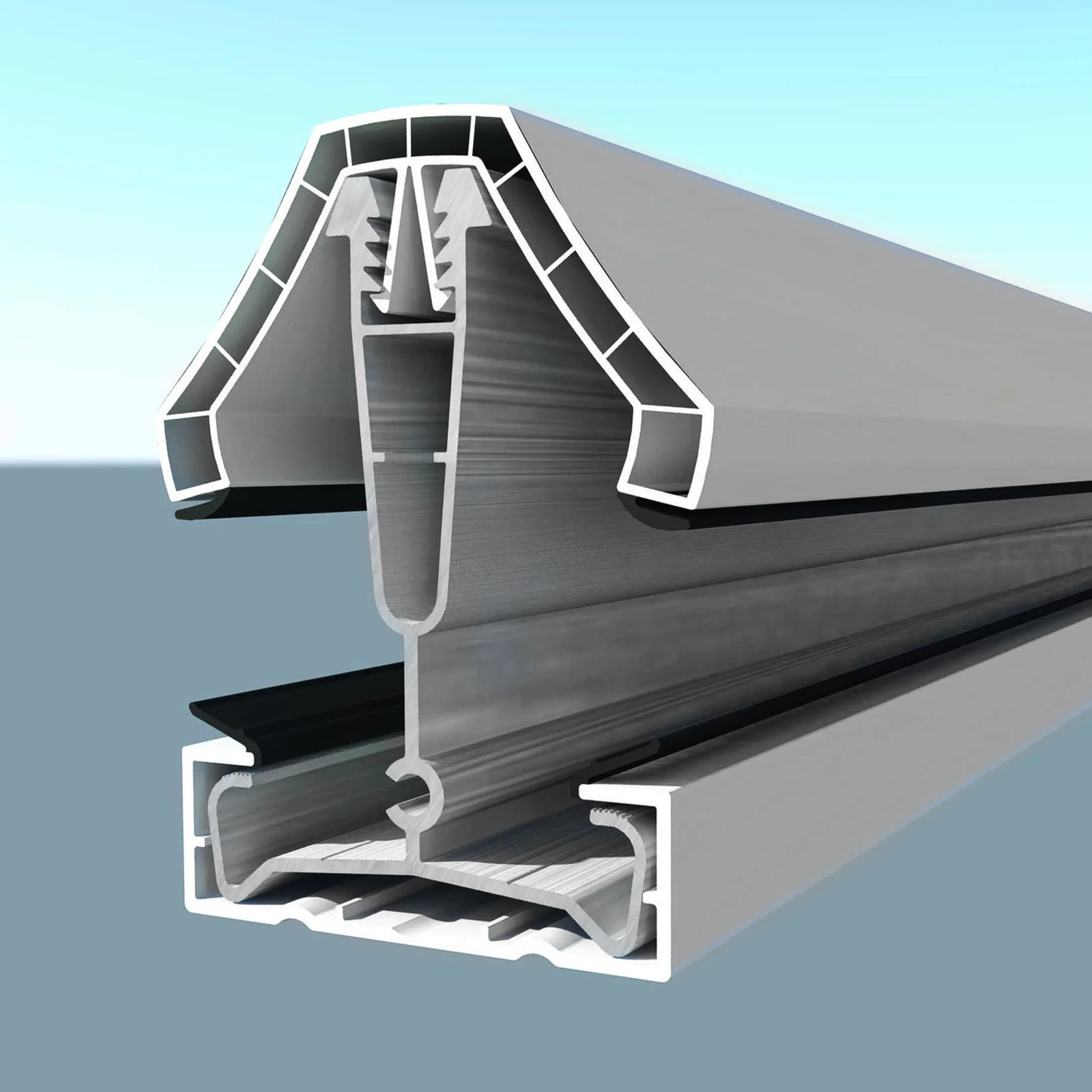 Ultraframe Chambered Glazing Bar Top Cap - Image 8