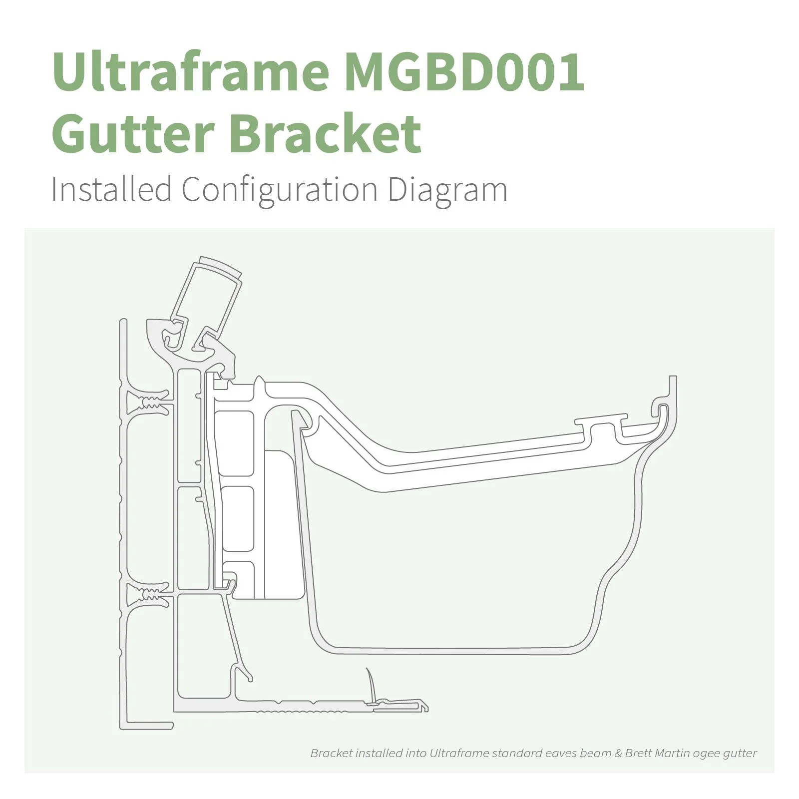 Ultraframe MGBD001 Gutter Bracket (5 Pack) - Image 3