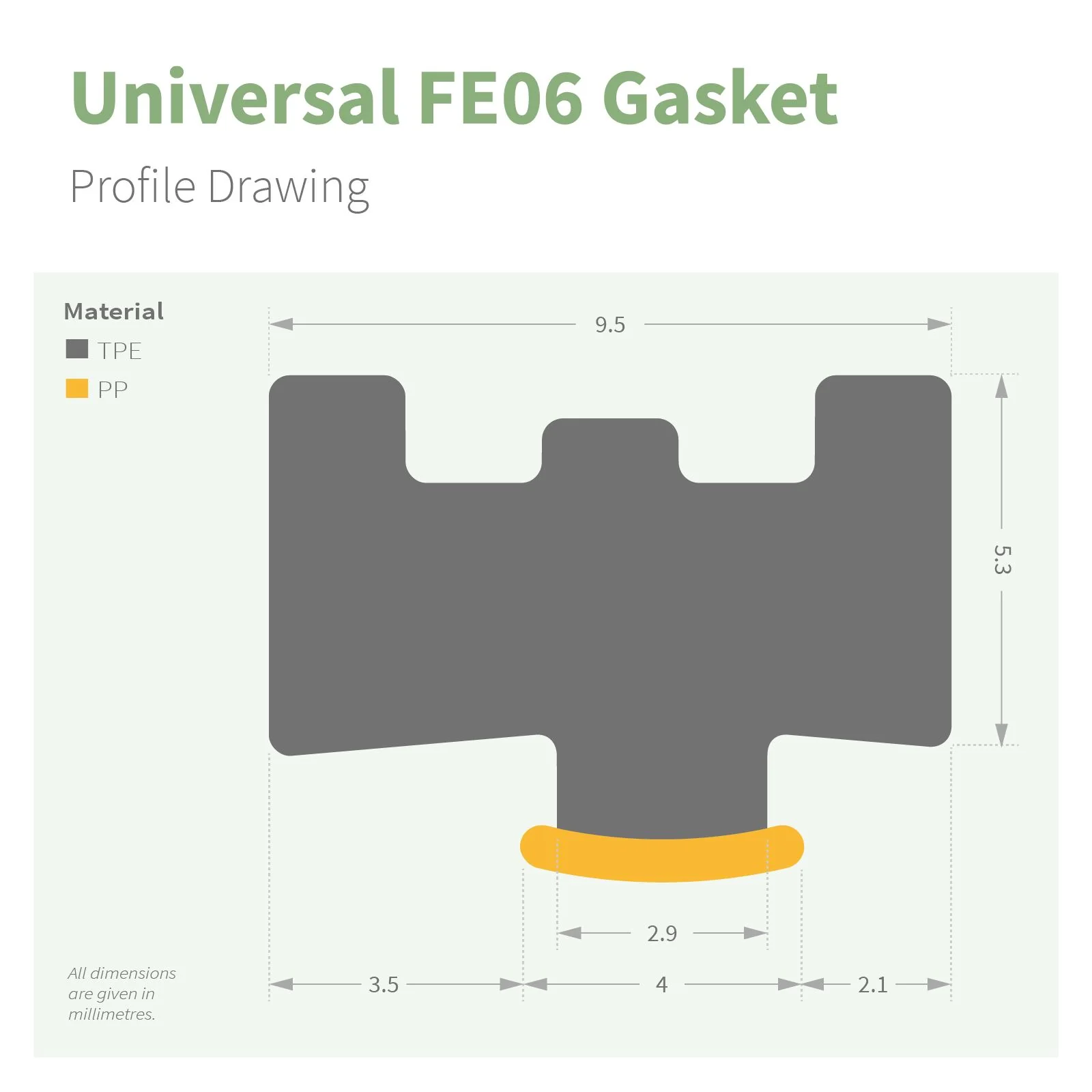 Universal FE06 Window & Door Gasket Seal - Image 4