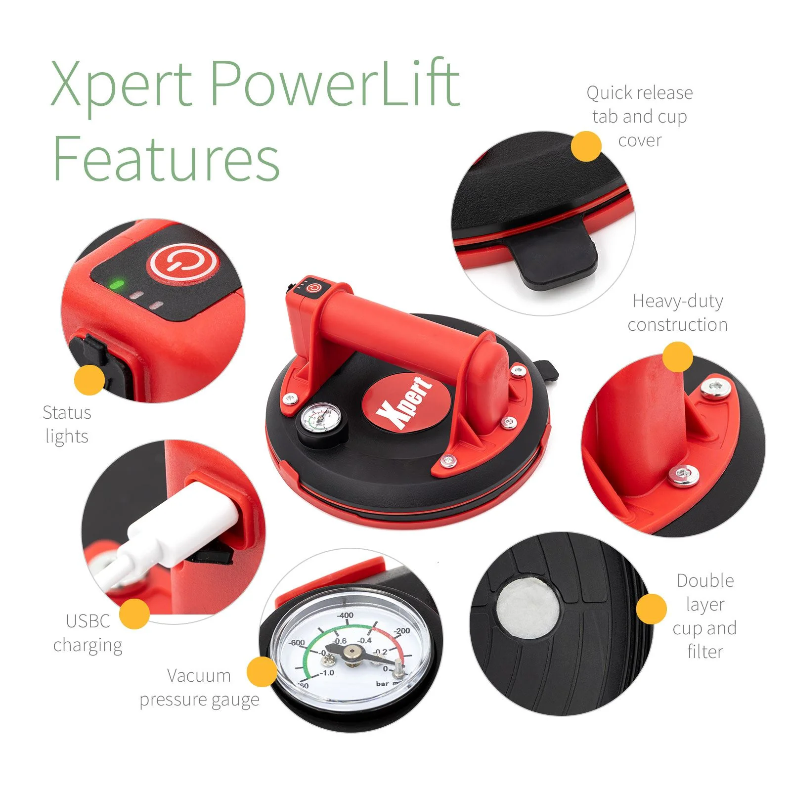 Xpert PowerLift Glass Lifter - Image 2