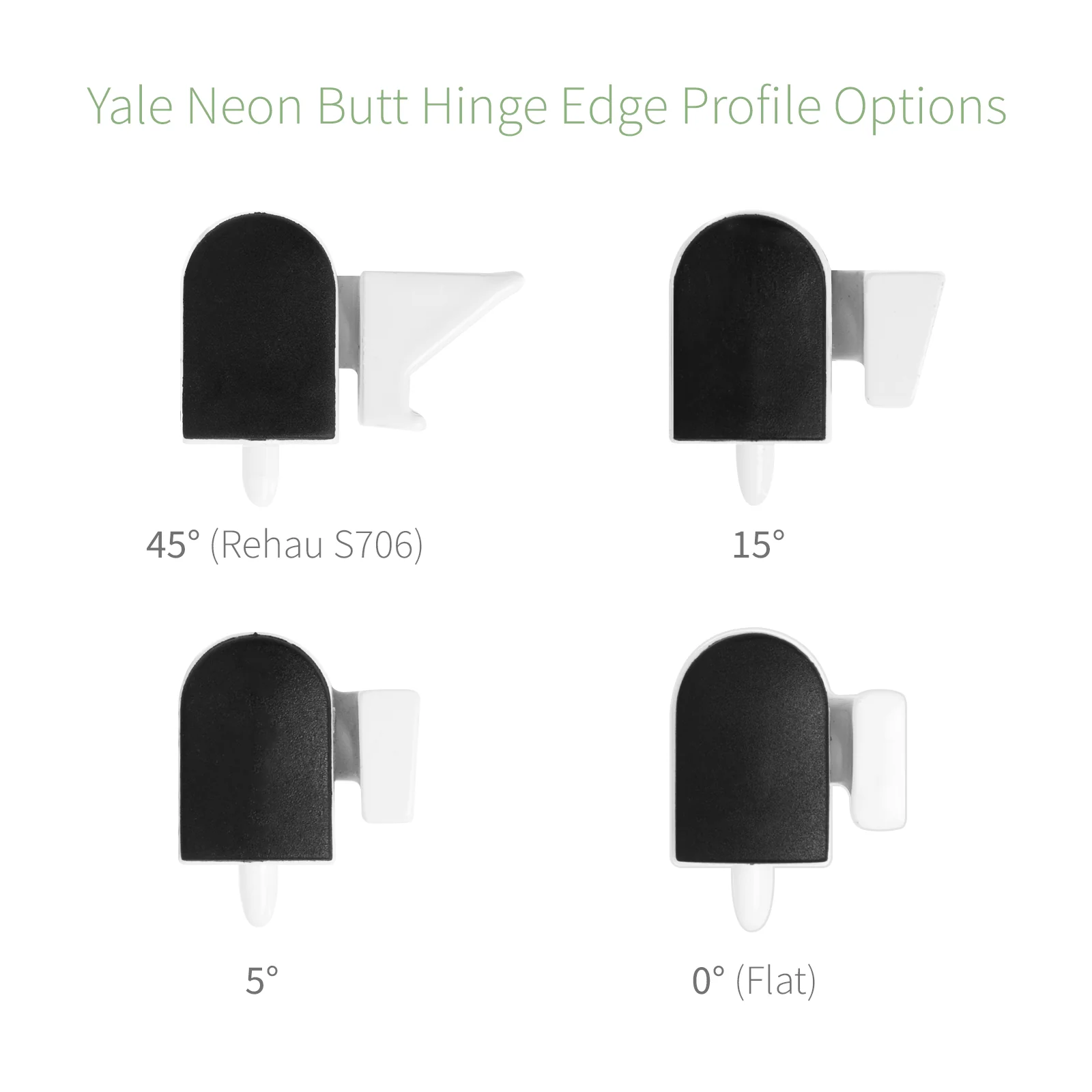 Yale Neon uPVC Door Butt Hinge - Image 4