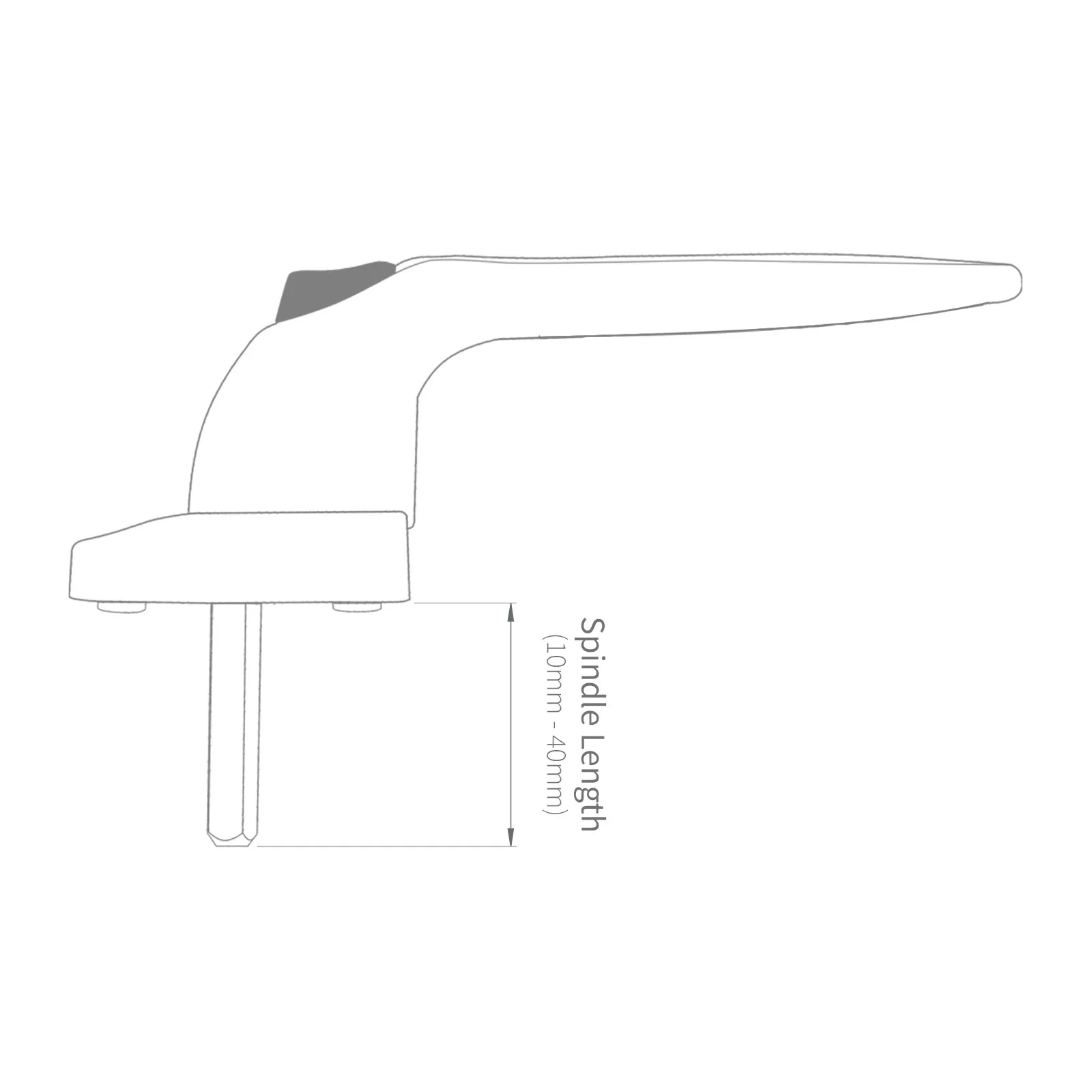 Yale Quartus Inline Window Handle - Image 4