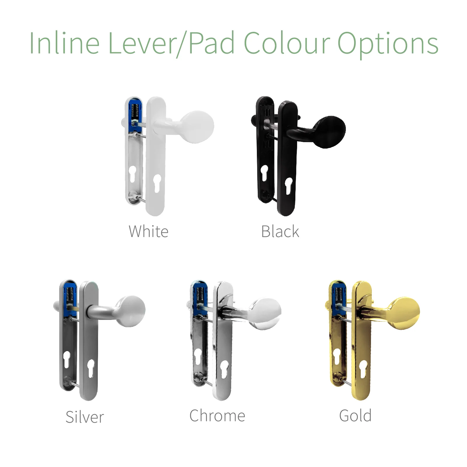 Yale Sparta Lever/Pad Door Handle - Image 4