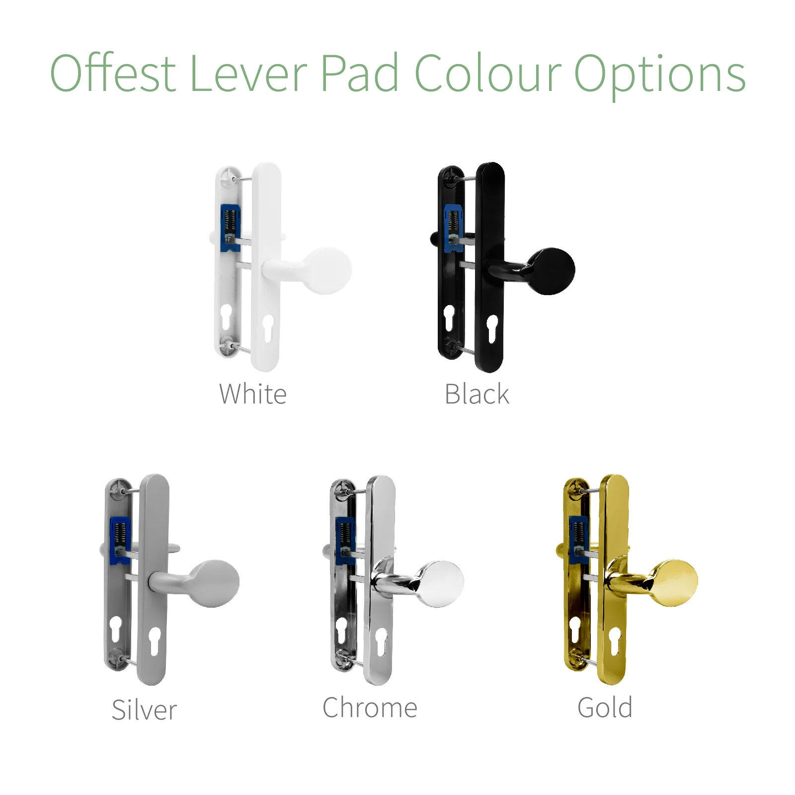 Yale Sparta Offset Lever/Pad Door Handles - Image 3